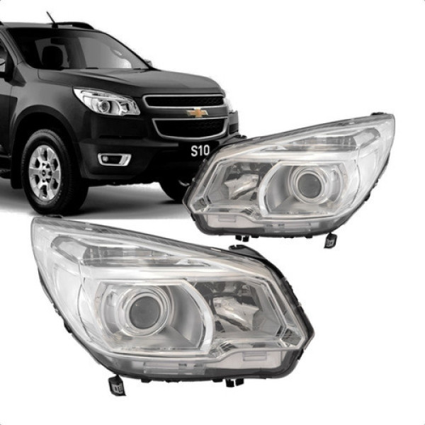 Farol S10 2012 2013 2014 2015 2016 Eletrico Com Projetor