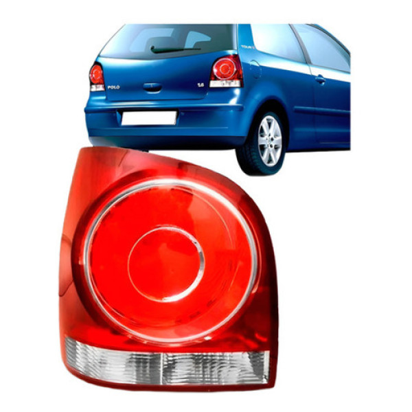 Lanterna Traseira Polo 2007 A 2013 Hatch Modelo Original