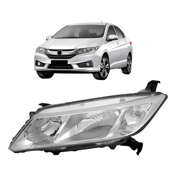Farol Para Honda City 2014 2015 2016 Manual