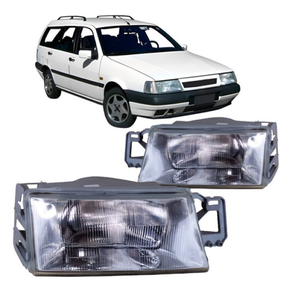 Farol Tempra Sw 1991 92 93 94 1995 Cromado