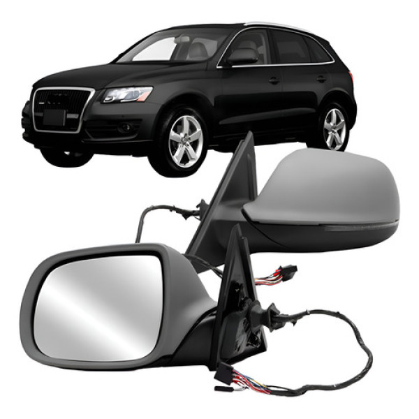 Retrovisor Para Audi Q5 2009 A 2016 Elétrico C/ Pisca