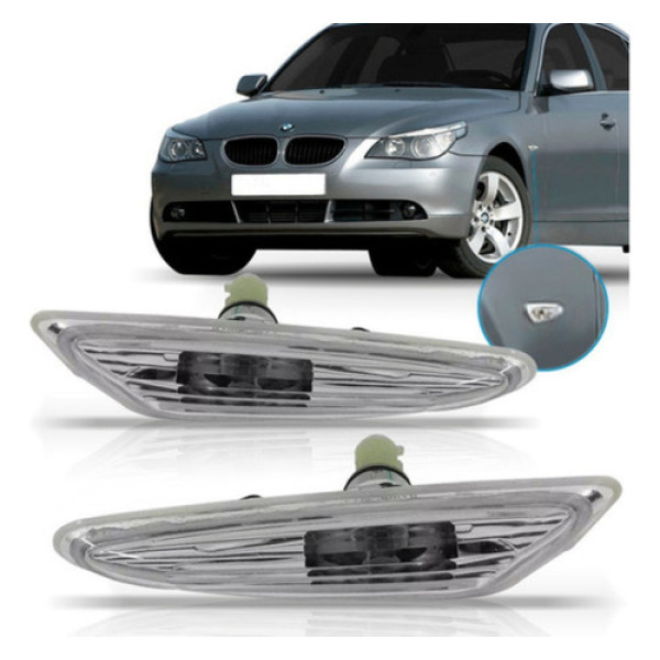 Par Pisca Lateral Bmw Serie 3 2002 2003 2004  2005 Cristal