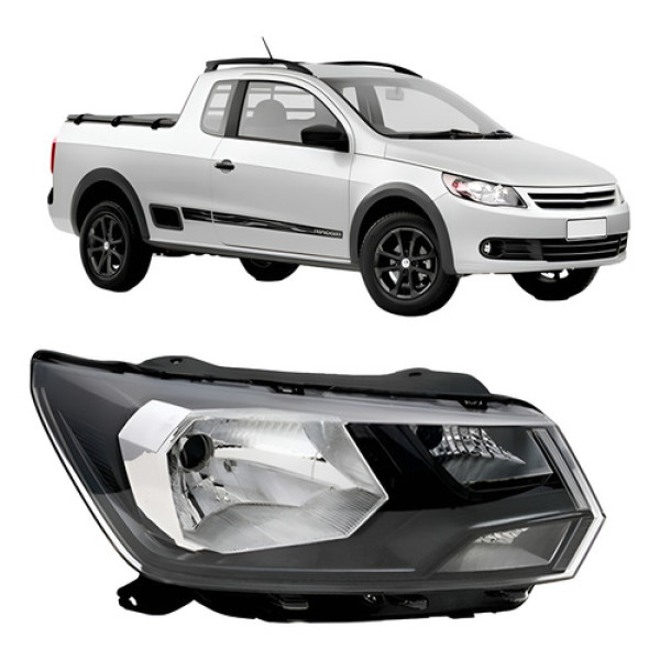 Farol Gol Voyage Saveiro G8 2018 19 20 2022 2023foco Simples