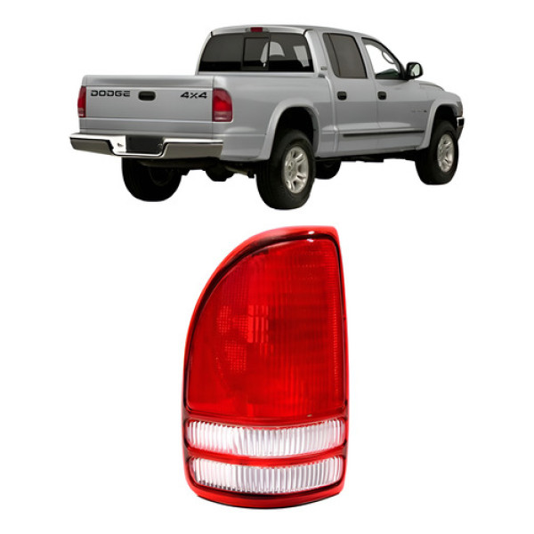 Lanterna Traseira Dodge Dakota 2001 A 2003 Bicolor