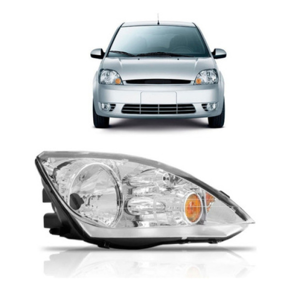 Farol Fiesta Amazon 2003 A 2006 Cromado