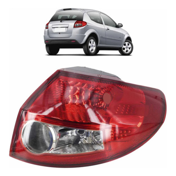 Lanterna Traseira Lado Ford Ka 2008 A 2013 Bicolor Nova