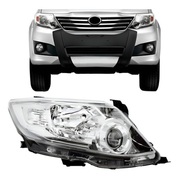 Farol Hilux Sw4 2012 2013 2014 2015 Elétrico Sem Motor