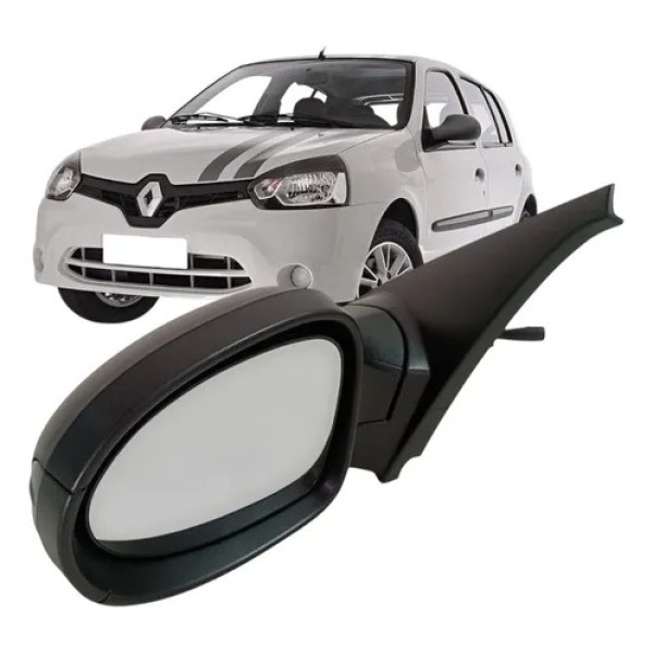 Espelho Retrovisor Renault Clio 2013 14 15 Manual Esquerdo