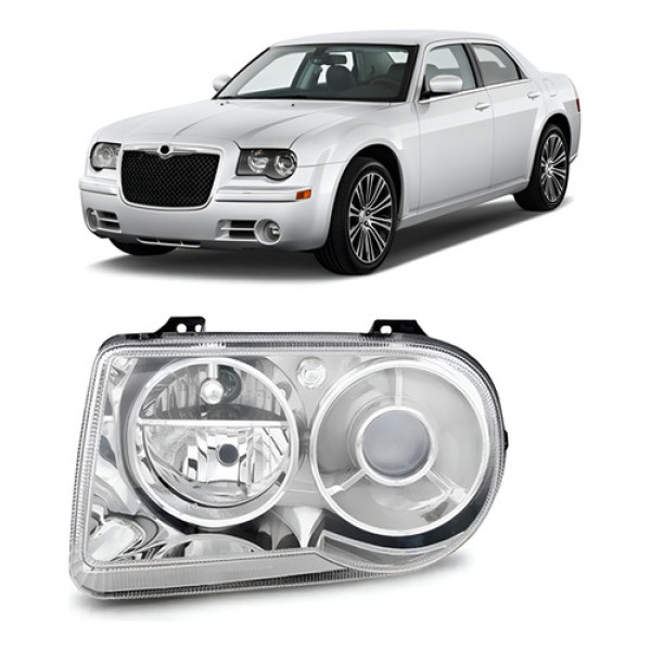Farol 300c 2004 05 06 07 08 09 10 2011 Eletrico Hid C/xênon