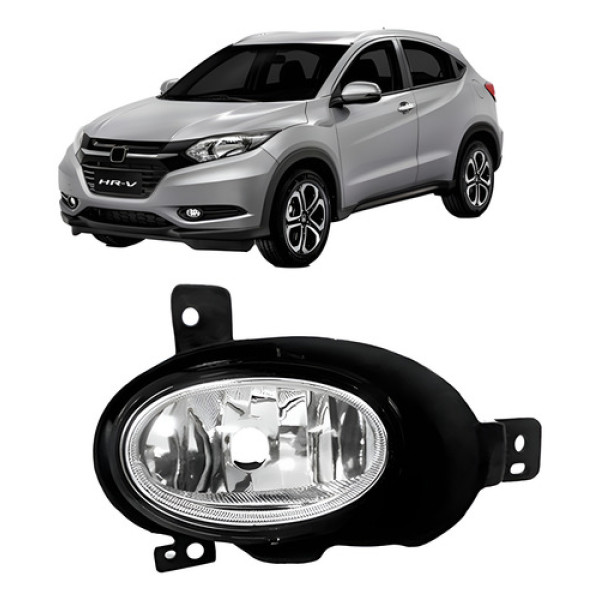 Farol Milha Auxiliar Hrv 2015 2016 2017 Com Suporte