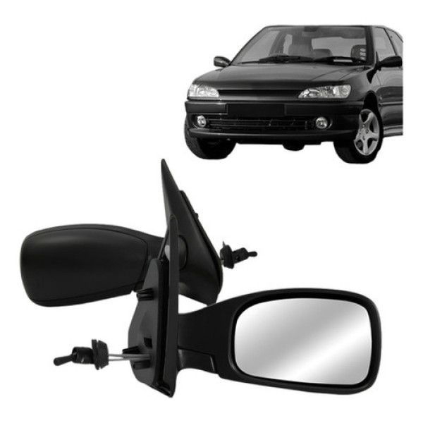 Retrovisor Para Peugeot 306 1994 1995 1996 Com Controle