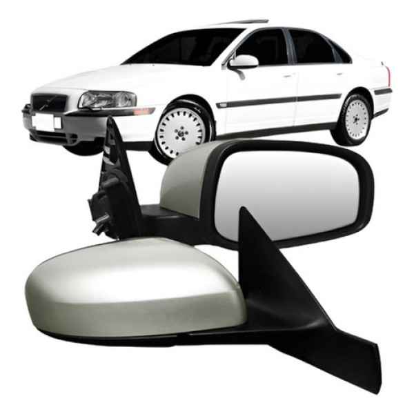 Par Retrovisor Volvo S80 T6 99 A 03 Eletric Termico Asferico