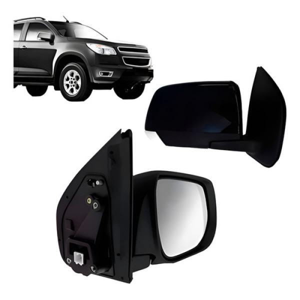 Par Retrovisor S10 2012 A 2024 Elétrico C/ Pisca