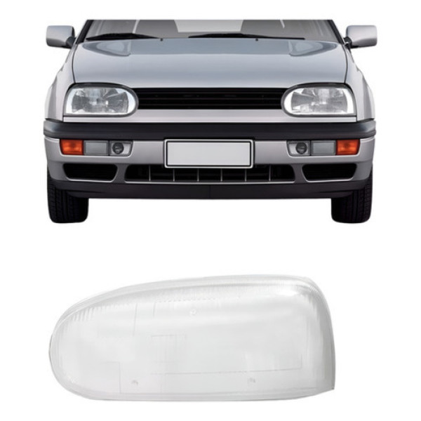 Lente Farol Golf Gl Mexicano Rcd 1995 1996 97 98 1999 Vidro
