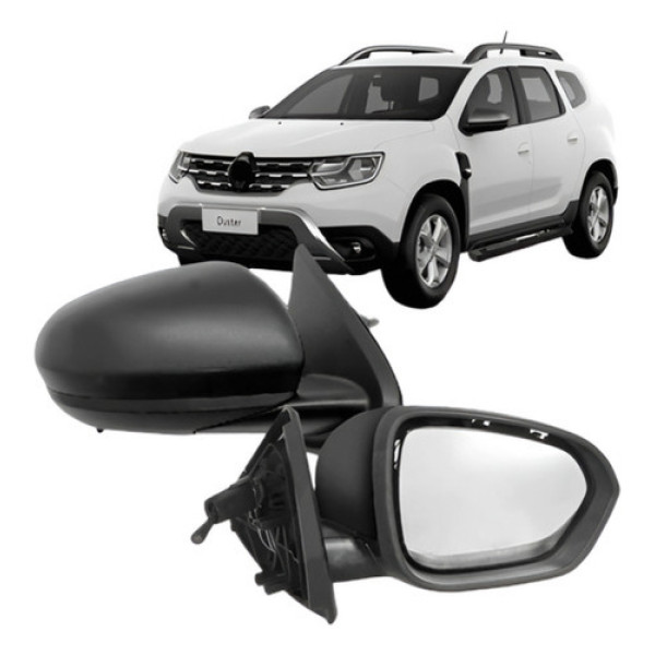 Par Retrovisor Elétrico C/aquec. Sensor Temp. Duster 21 A 2