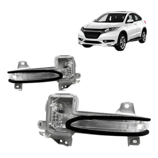 Par Pisca Retrovisor Para Honda Hrv 2016 2017 2018 2019 Novo