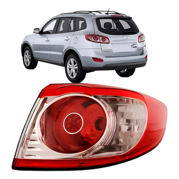 Lanterna Hyundai Santa Fe Direita 2011 2012 2013 Canto
