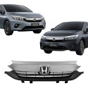Grade Do Radiador Honda City 2022 2023 2024 C/ Friso Cromado Brilhante