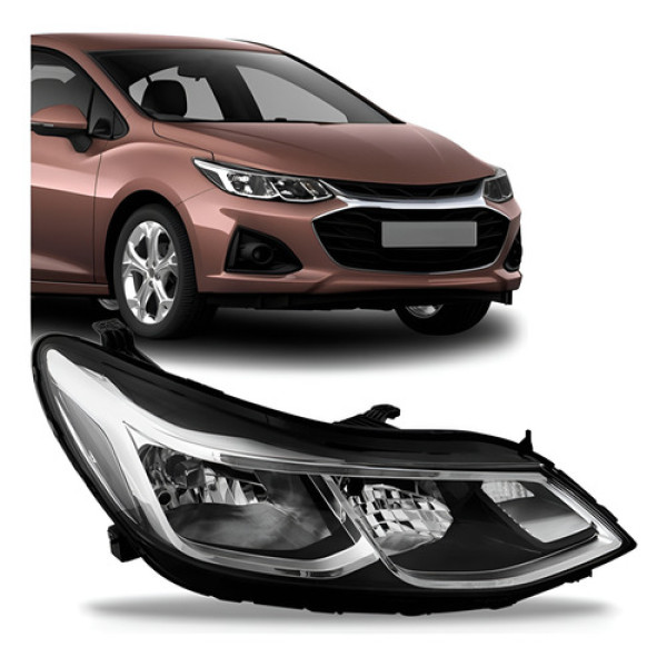 Farol Cruze Lt 2017 2018 2019 2020 2021 2022 Direito/passageiro