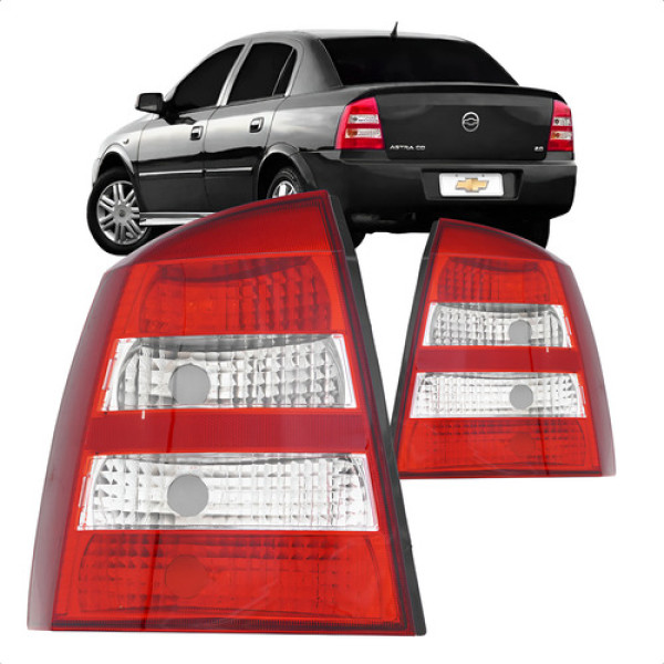 Lanterna Traseira Astra Sedan 2003 A 2012 Bicolor