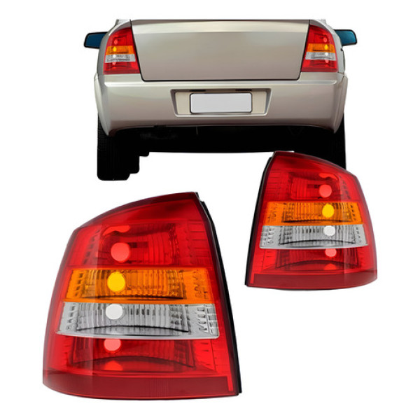 Lanterna Traseira Astra 1998 1999/2002 Sedan Tricolor Oferta