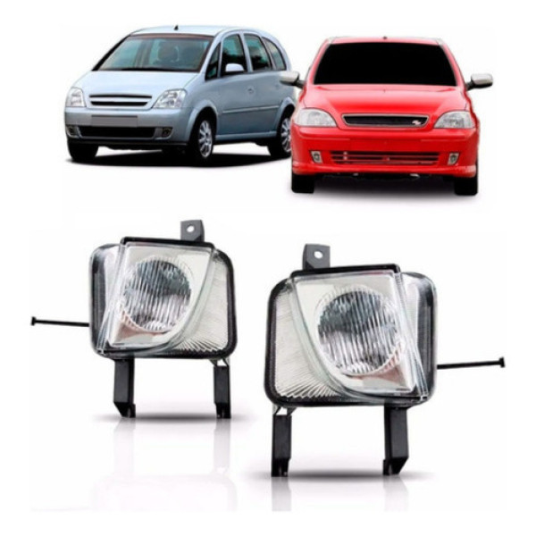 Par Farol Milha Auxiliar Corsa 2007 2008 2009 2010