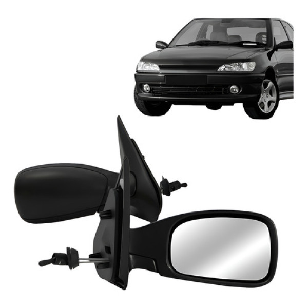 Retrovisor Para Peugeot 306 1994 1995 1996 Com Controle