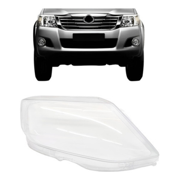 Lente Farol Hilux 2012 2013 2014 2015 Sw4 Sem Xênon