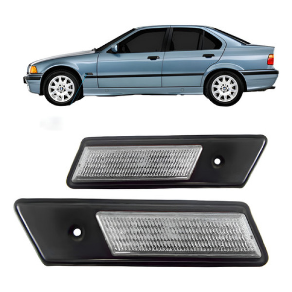 Lanterna Pisca Lateral Paralama Bmw 1991 A 1997 Cristal