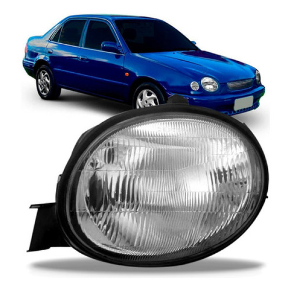 Pisca Seta Corolla 1998 1999 2000 2001 2002 Redondo Cristal