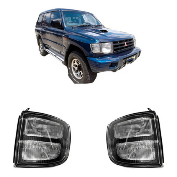 Par Pisca Seta Mitsubishi Pajero Gls 1998 1999 2000 Cristal.