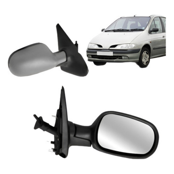Par Retrovisor Megane 1999 2000 2001 2002 2003 Com Controle