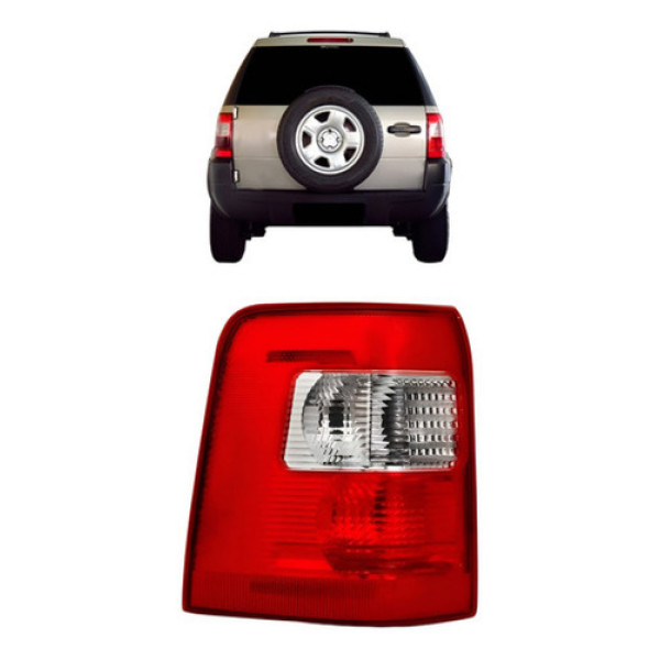 Sinaleira Traseira Ecosport 2004 2005 2006 2007 Bicolor
