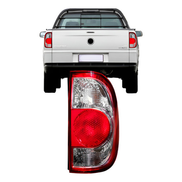 Lanterna Traseira Vw Saveiro G4 2006 2007 08 A 2012 Cristal