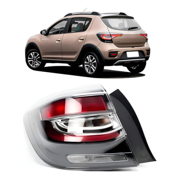 Lanterna Sandero Stepway Fume 2020 2021 2022 2023 2024