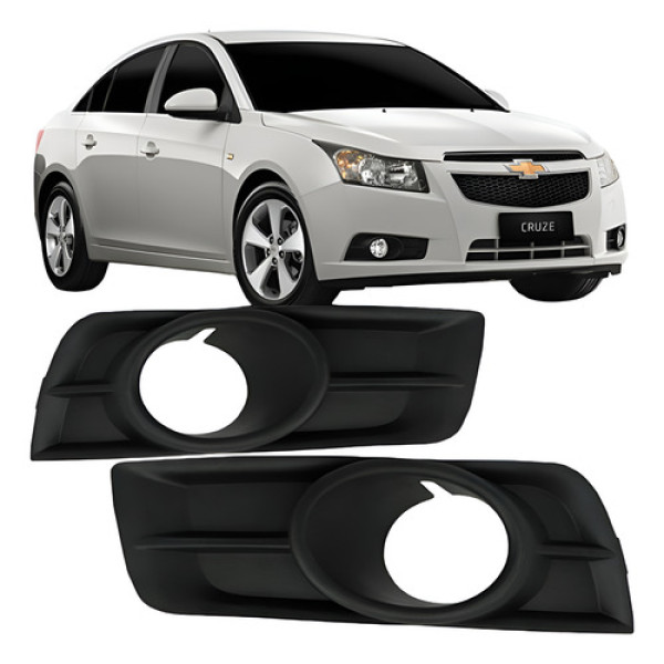 Grade Parachoque Moldura Farol Milha Cruze 2012 2013