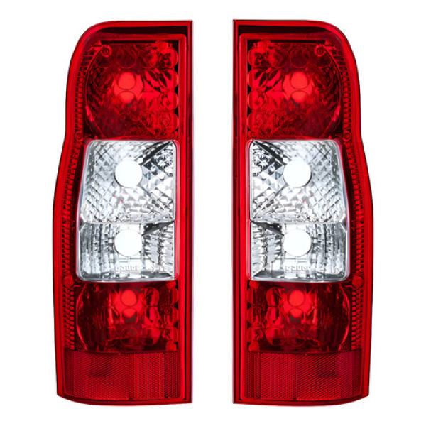 Par Lanterna Traseira Ford Transit 2007 A 2013 Tyc Ambos Lados Bicolor