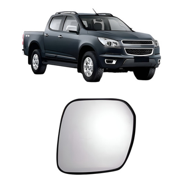 Lente Retrovisor S10/trailblazer 2012 A 2016 Elétrico