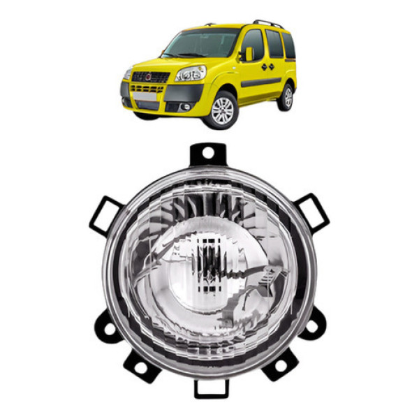 Farol Milha Auxiliar Doblo Adventure 2004 05 06 07 08 2009