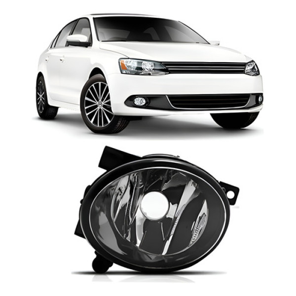 Farol De Milha Jetta 2011 2012 2013 Lado Direito Cristal Direita