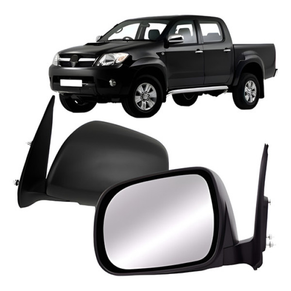 Par Retrovisor Fixo Hilux 2004 2005 2007 2008 2009 2010 2011