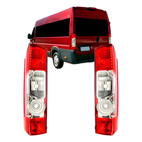 Par Lanterna Traseira Ducato Furgao 2018 2019 2020 Ambos Lados Bicolor