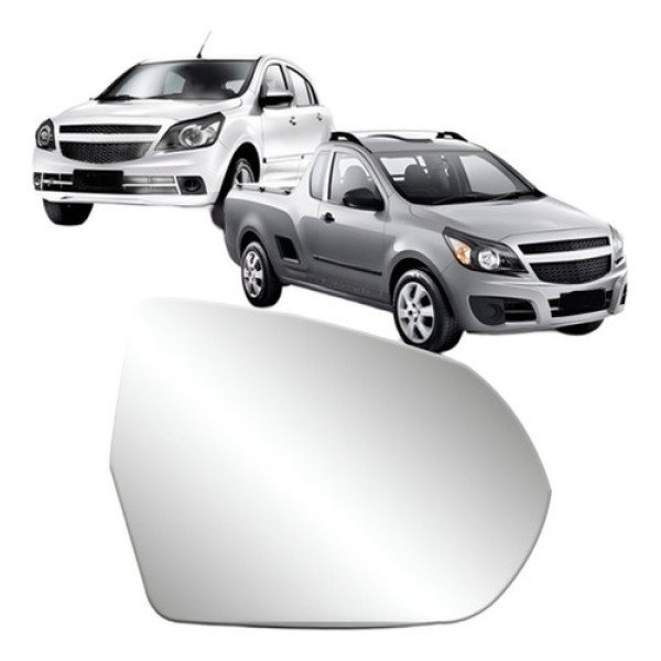 Lente Espelho Retrovisor Agile Montana 2010 11 12 13 2014