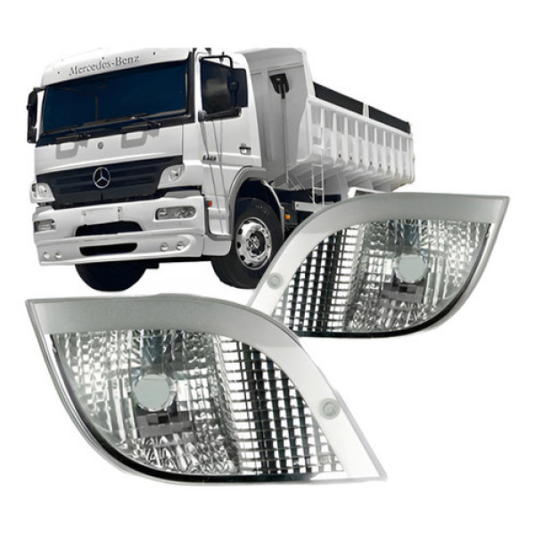 Par Lanterna Dianteira Pisca Mercedes Atego 1418 2425