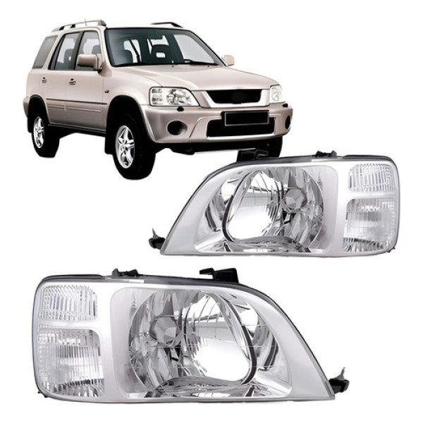 Par Faro Honda Crv 1997 1998 1999 2000 2001 Modelo Original