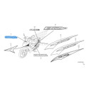 Adesivo Logo Honda Biz 125 Es 2015 Preta Original