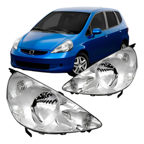 Par Farol Fit 2004 2005 2006 2007 2008 Cromado Mega Desconto