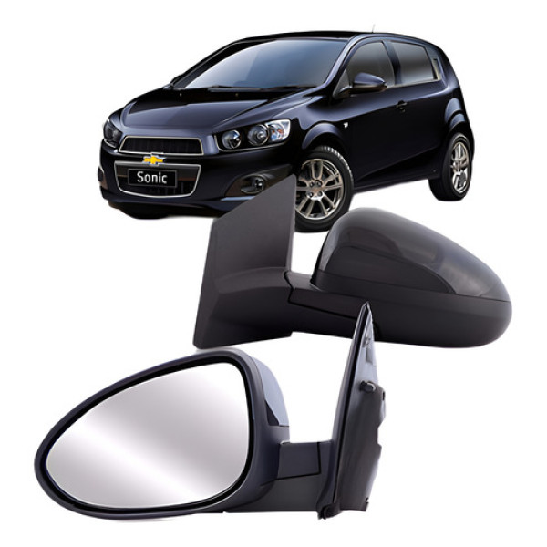 Retrovisor Sonic Chevrolet 2012 A 2014 Reg. Eletrica