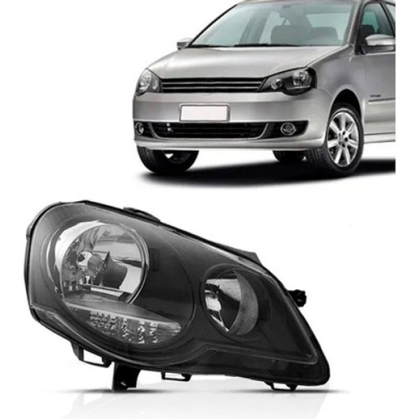 Farol Polo 2007 08 09 10 11 2012 Máscara Negra Elétrico