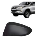 Aplique Capa Retrovisor Hilux 2016 A 2018 Preto Texturizado